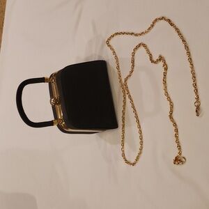 Nicole Miller Black & Gold Purse